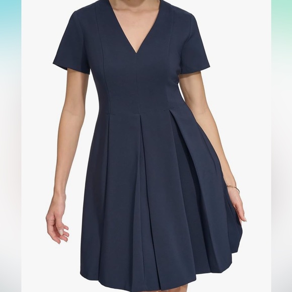 NWT: Tommy Hilfiger Navy Blue Women Dress - Picture 2 of 10